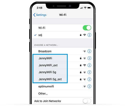 how to tell if wifi is 2.4 or 5