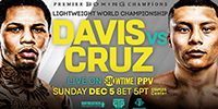 BOXING: DAVIS VS CRUZ