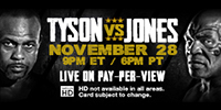 BOXING: TYSON VS. JONES JR.