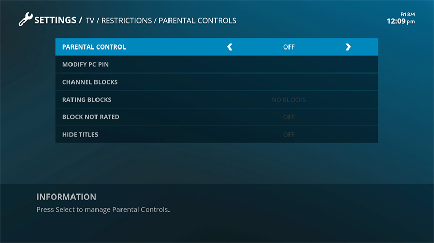 Parental Controls
